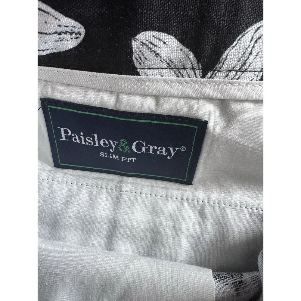Paisley & Gray Men's Felix Slim Fit Floral-Print 9
